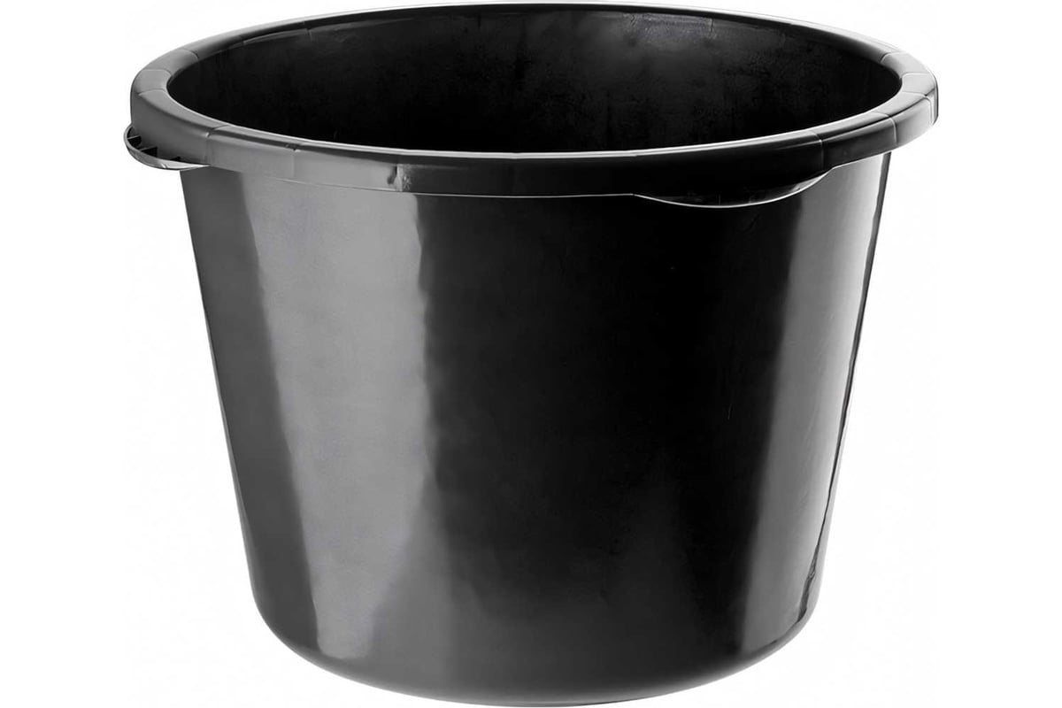 ТАЗ строительный 40 л круглый пластик SPARTA цв. черный