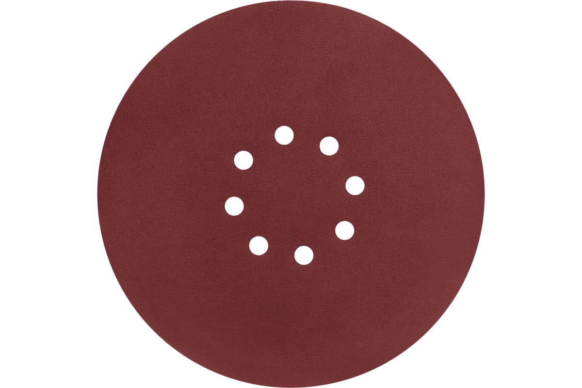 КРУГ шлифовальный 225 мм Р180 8 отверстий на липучке VERTEXTOOLS