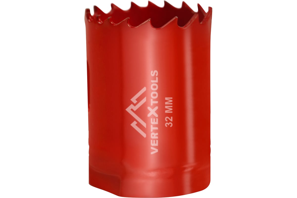 КОРОНКА биметаллическая 32х38 мм по металлу 1/2'' VERTEXTOOLS — фото 3
