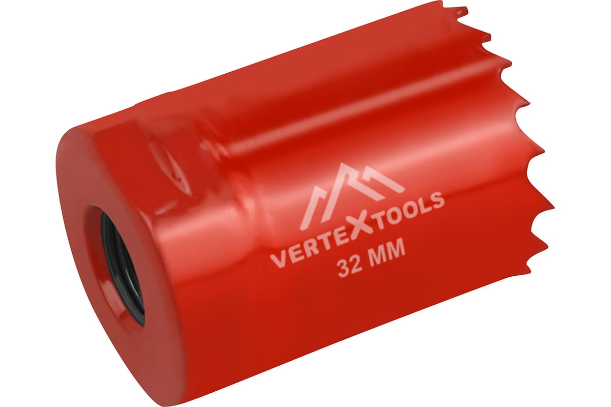 КОРОНКА биметаллическая 32х38 мм по металлу 1/2'' VERTEXTOOLS — фото 4