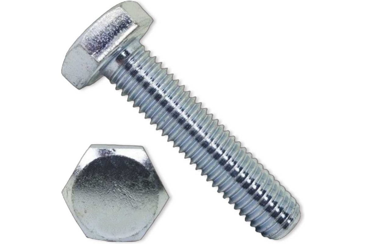 БОЛТ DIN 933 M12 130 мм /5.8/ оцинкованный