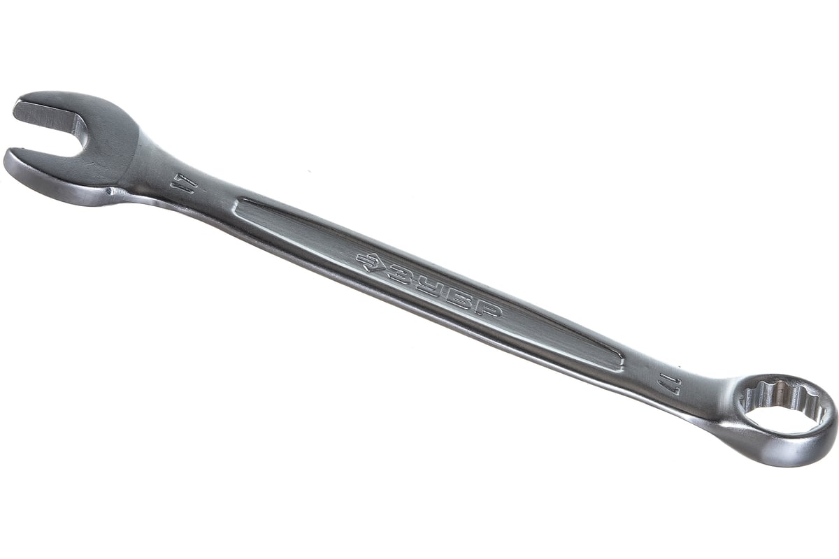 КЛЮЧ гаечный 17 мм комбинированный CrV Мастер ЗУБР