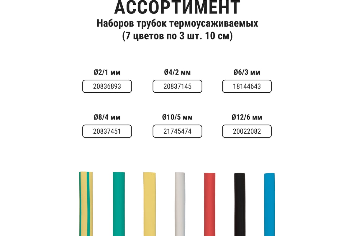 Трубка термоусаживаемая 25/12,5 мм TDM цв. синий — фото 9