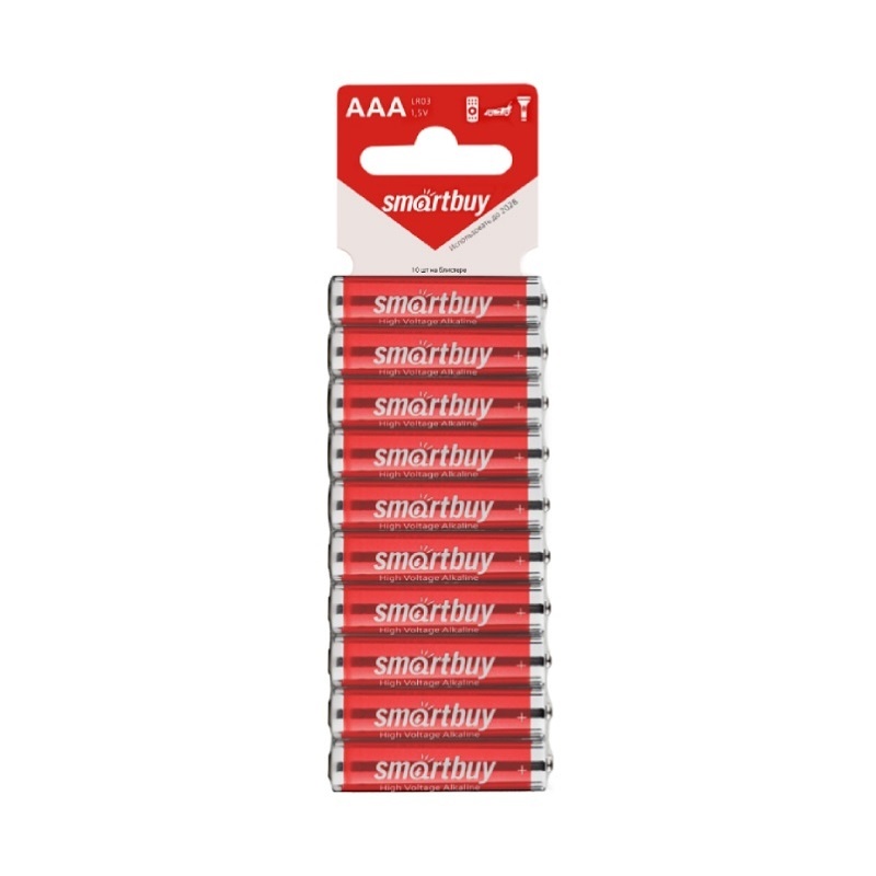 БАТАРЕЙКА AAA 1,5 В алкалиновая LR03 SMARTBUY