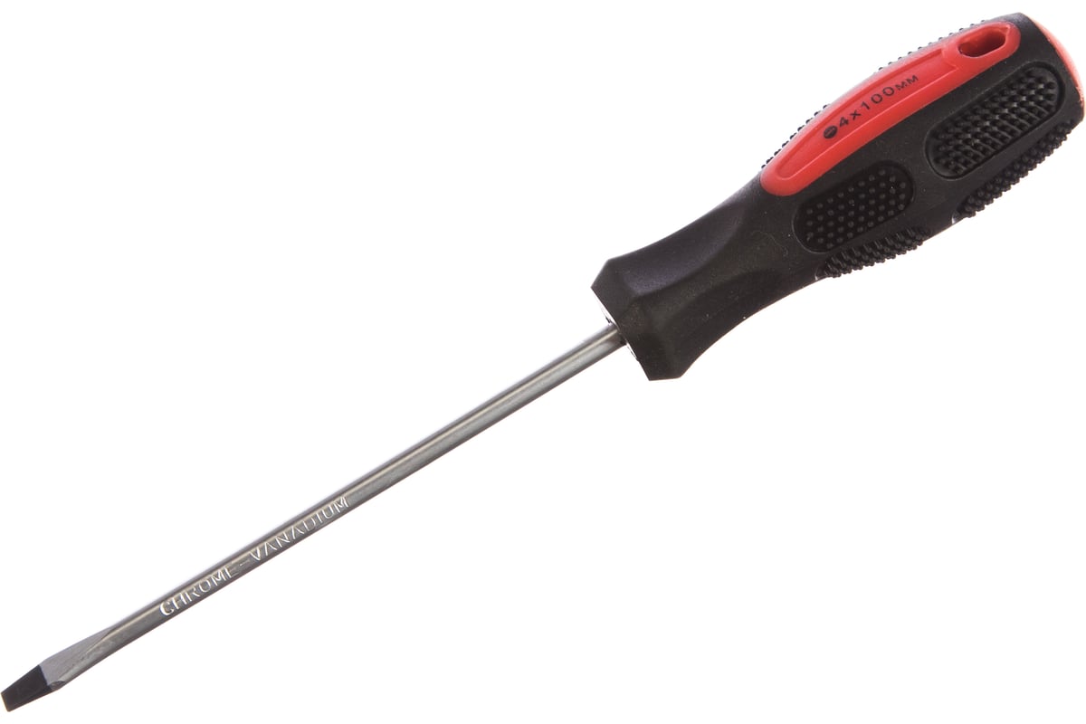 ОТВЕРТКА SL 4х100 мм двухкомпонентная рукоятка магнитный наконечник CrV Anti-Slip MATRIX