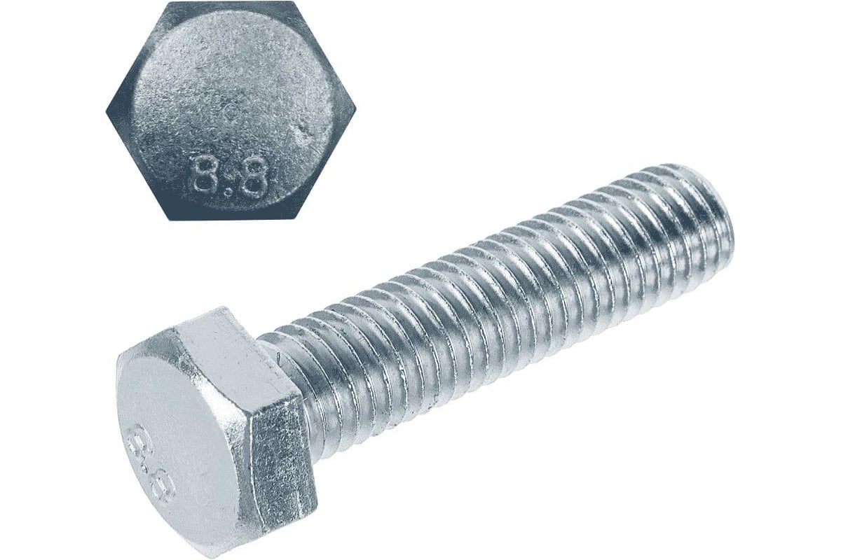 БОЛТ DIN 933 M20 65 мм /8.8/ оцинкованный