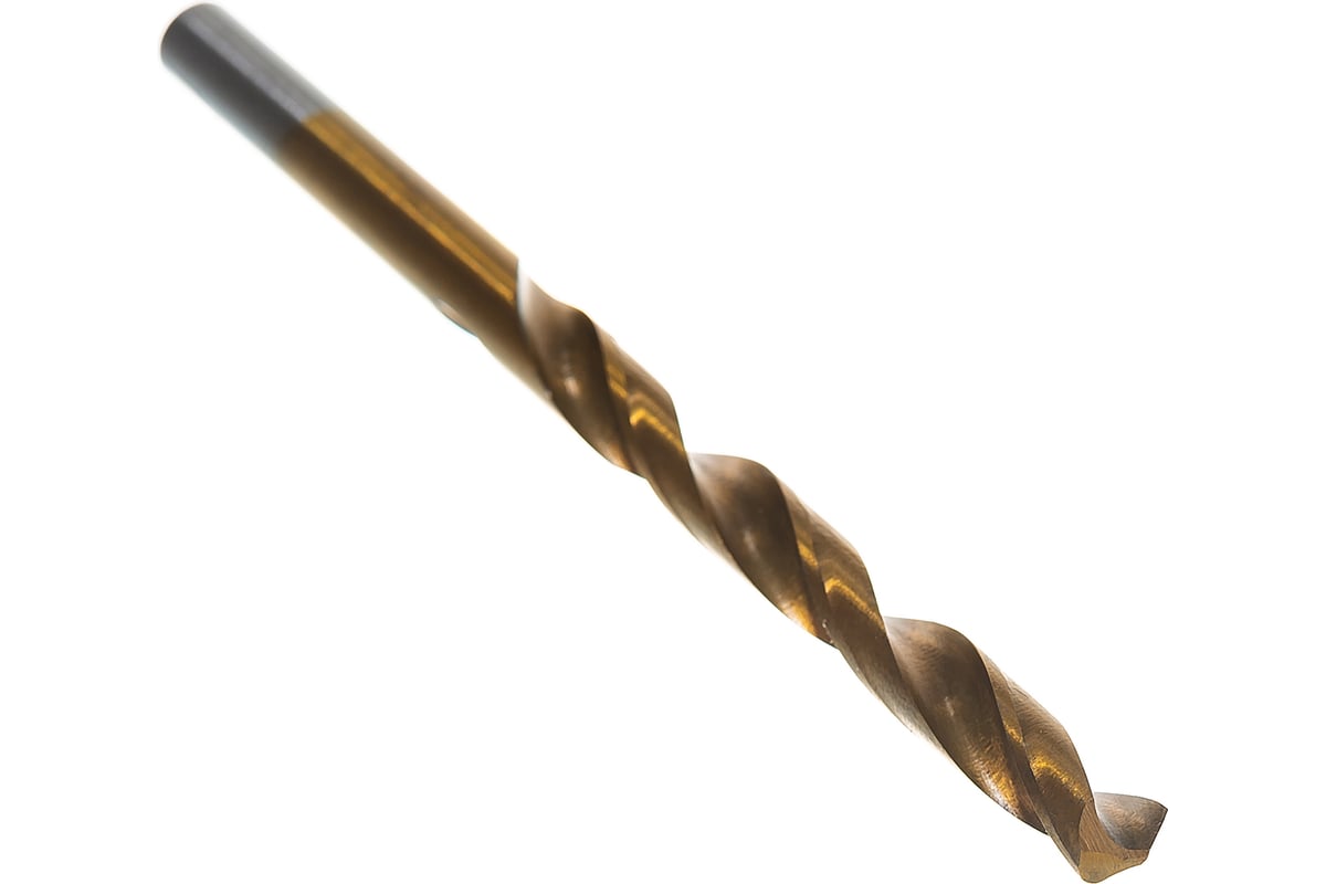 СВЕРЛО спиральное 6,0х57х93 мм по металлу класс В HSS-TiN цилиндр MATRIX — фото 2