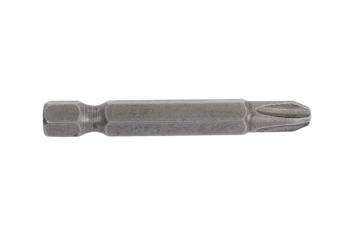 Бита PH3 50 мм магнитная с насечкой С1/4" BIBER — фото 3