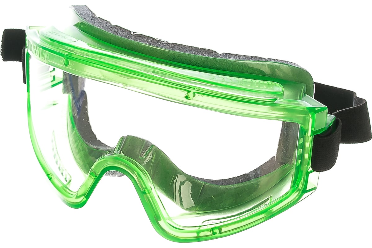 ОЧКИ защитные закрытые плексиглас непрямая вентиляция прозрачные Панорама ЗН11 РОСОМЗ