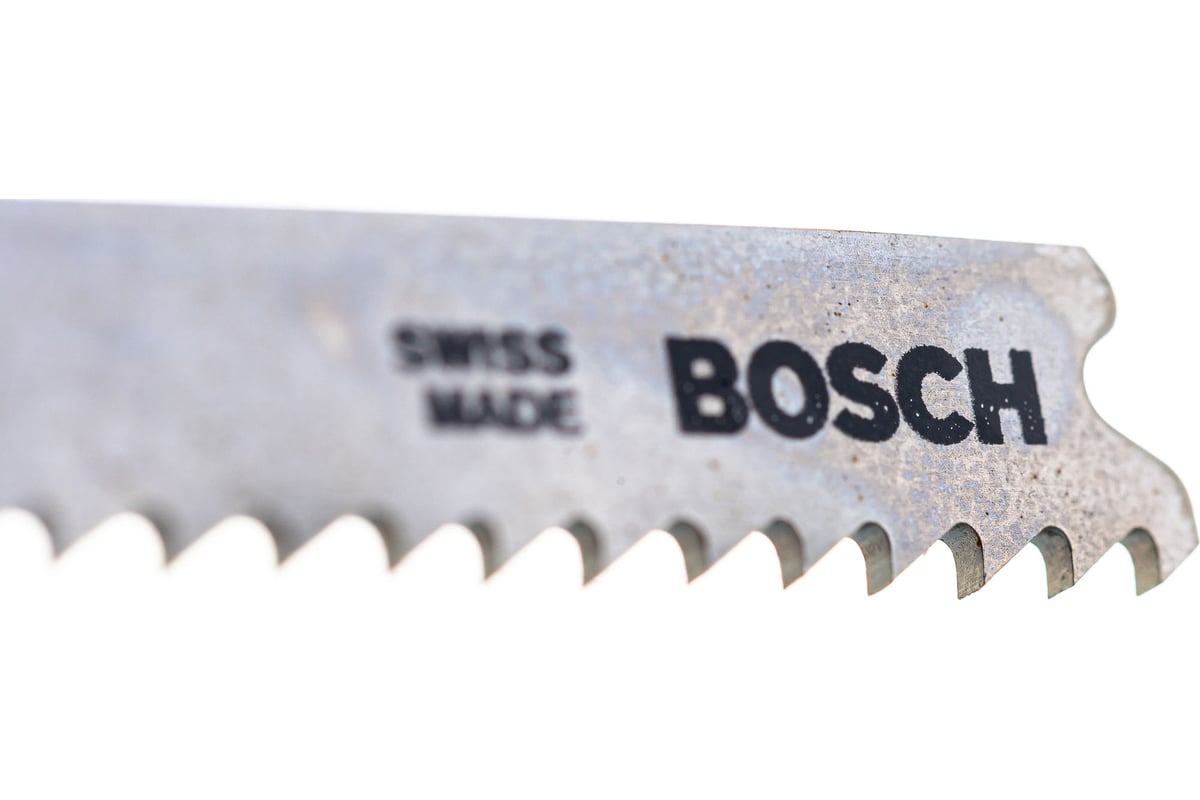 ПОЛОТНО для лобзика 67х90 мм по металлу прямой рез T118B шаг 1,9-2,3 мм 5 шт BOSCH — фото 5