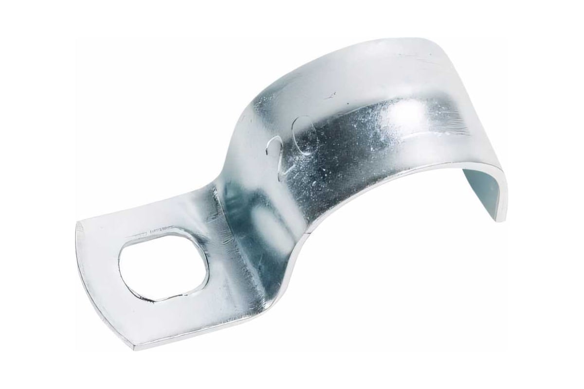 СКОБА крепежная 19-20 мм однолапковая с отверстием оцинкованная