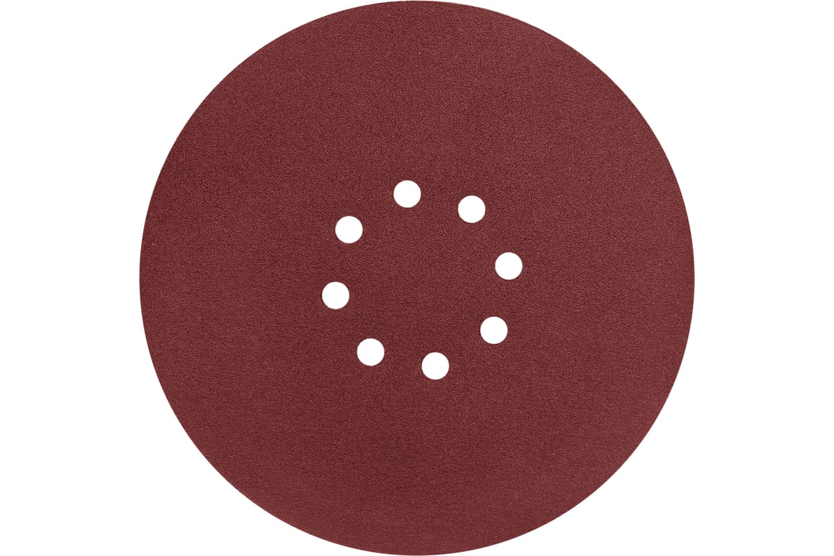 КРУГ шлифовальный 225 мм Р80 8 отверстий на липучке VERTEXTOOLS
