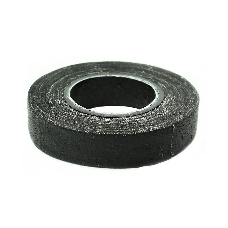 ИЗОЛЕНТА ХБ 18 мм 8,2 м прорезиненная 200 г BIBER цв. черный