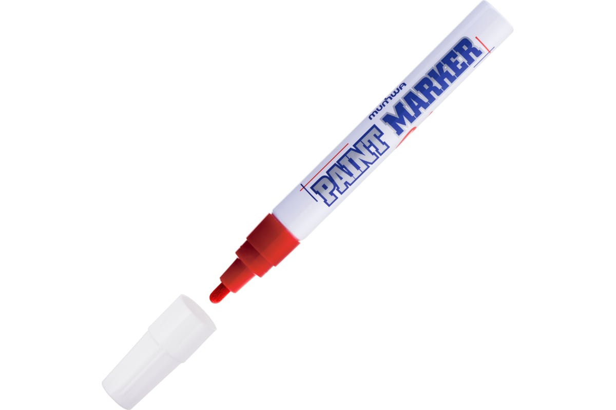 МАРКЕР лаковый 4 мм MUNHWA цв. красный
