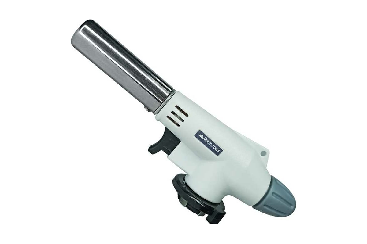 ГОРЕЛКА-насадка газовая 1350°C с пьезоподжигом Белая Керамика VERTEXTOOLS