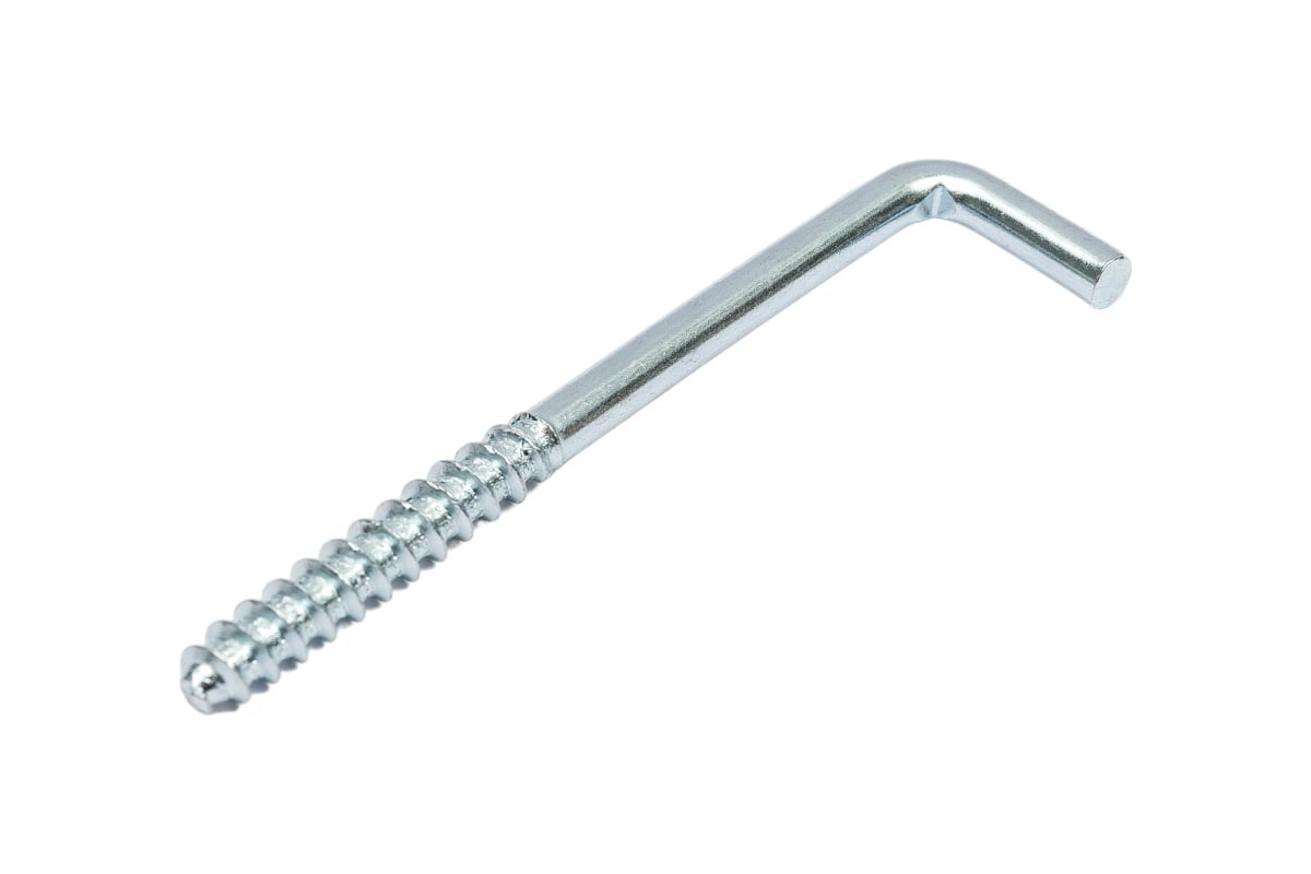 КРЮК-ШУРУП L-образный 6,0х80 мм