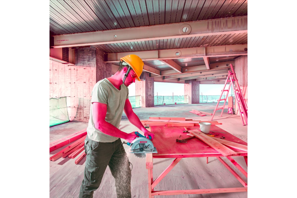 ПИЛА дисковая 184 мм 1400 Вт 6200 об/мин GKS 140 BOSCH