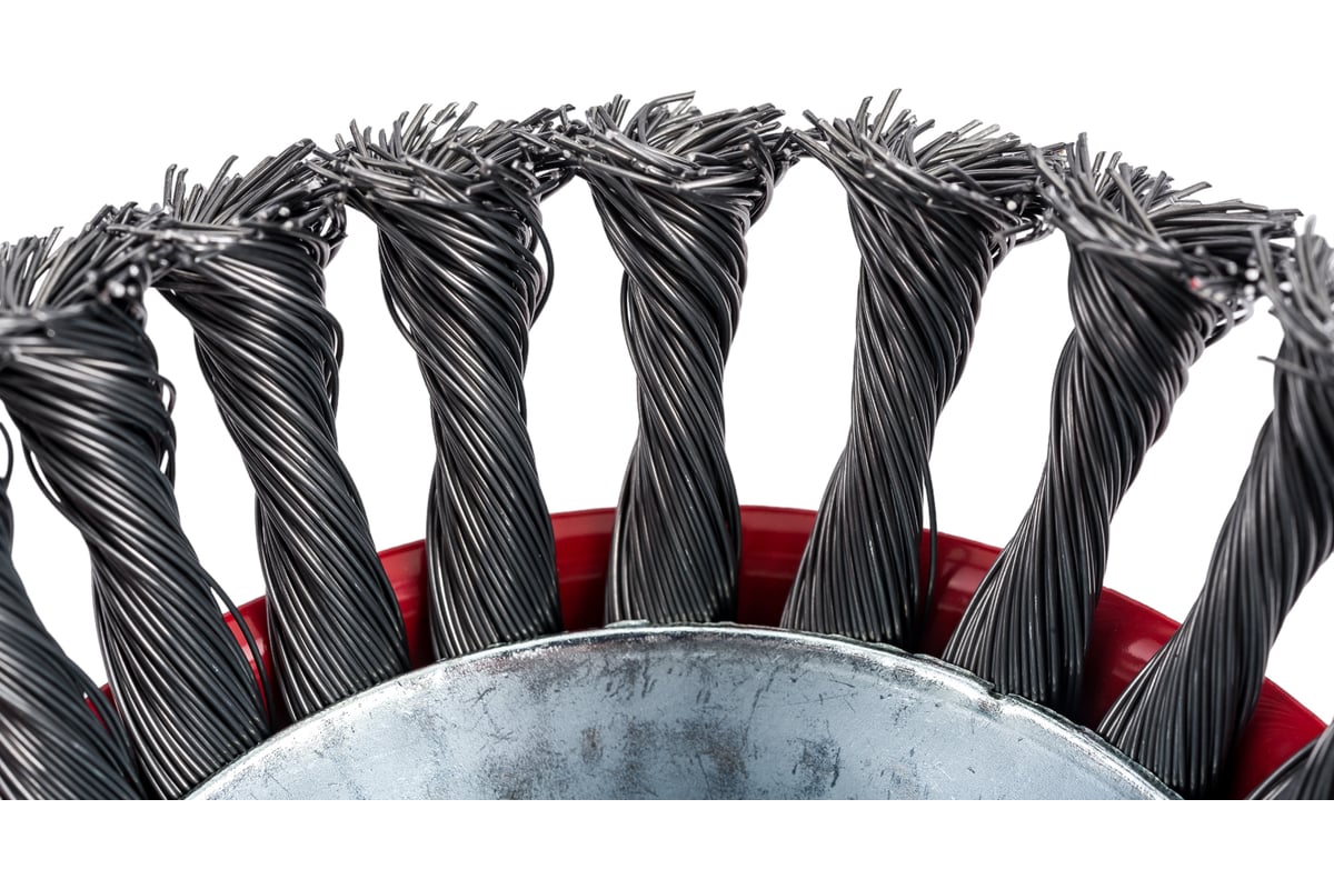 Корщетка чашечная 125 мм витая М14 для УШМ SAMTOOLS — фото 6
