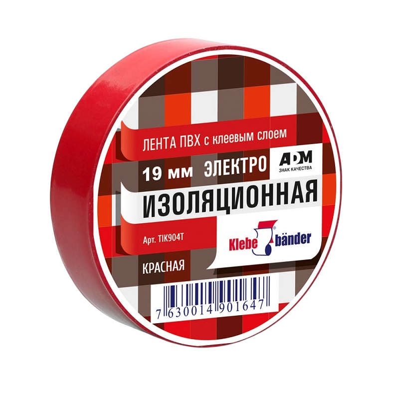 ИЗОЛЕНТА ПВХ 19 мм 20 м цв. красный