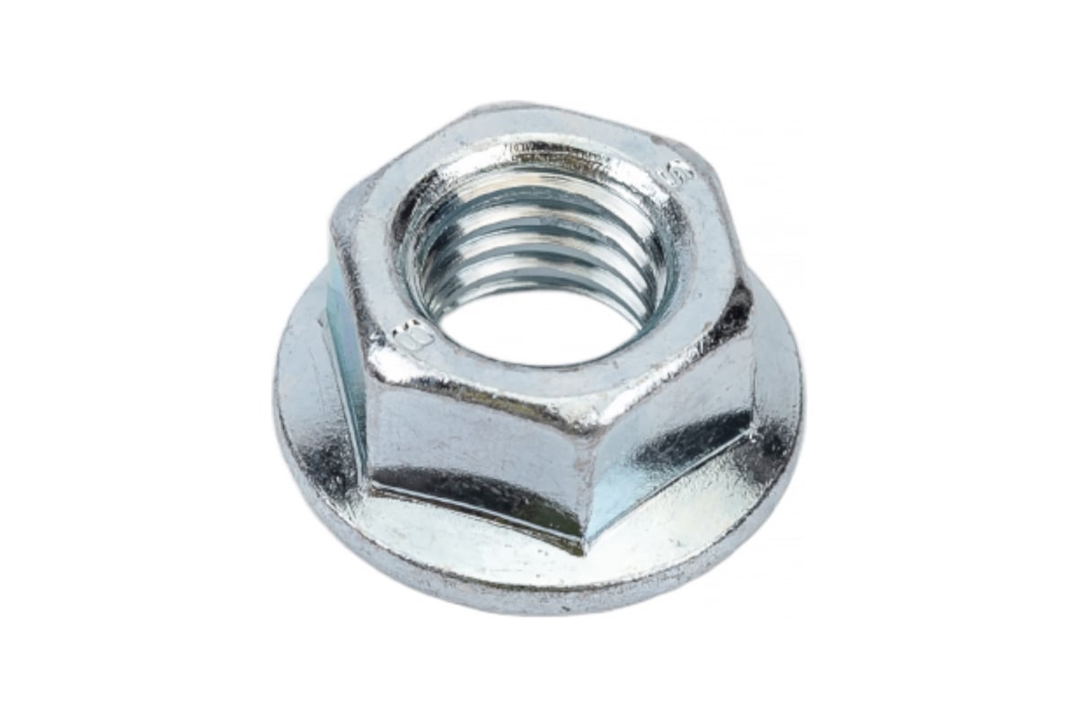 ГАЙКА DIN 6923 с фланцем M10 /8/ оцинкованная