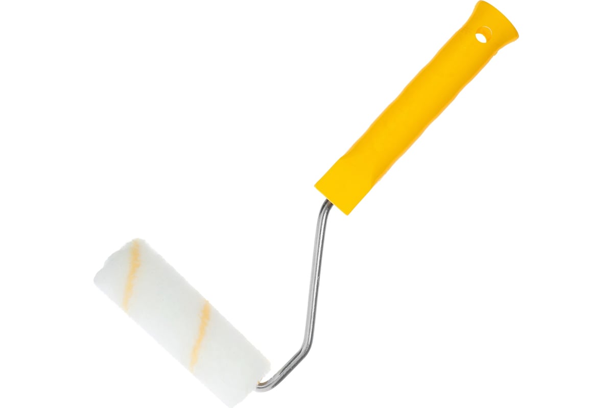 ВАЛИК-МИНИ микрофибра 100 мм ворс 12 мм D15 мм с ручкой РЕМОКОЛОР