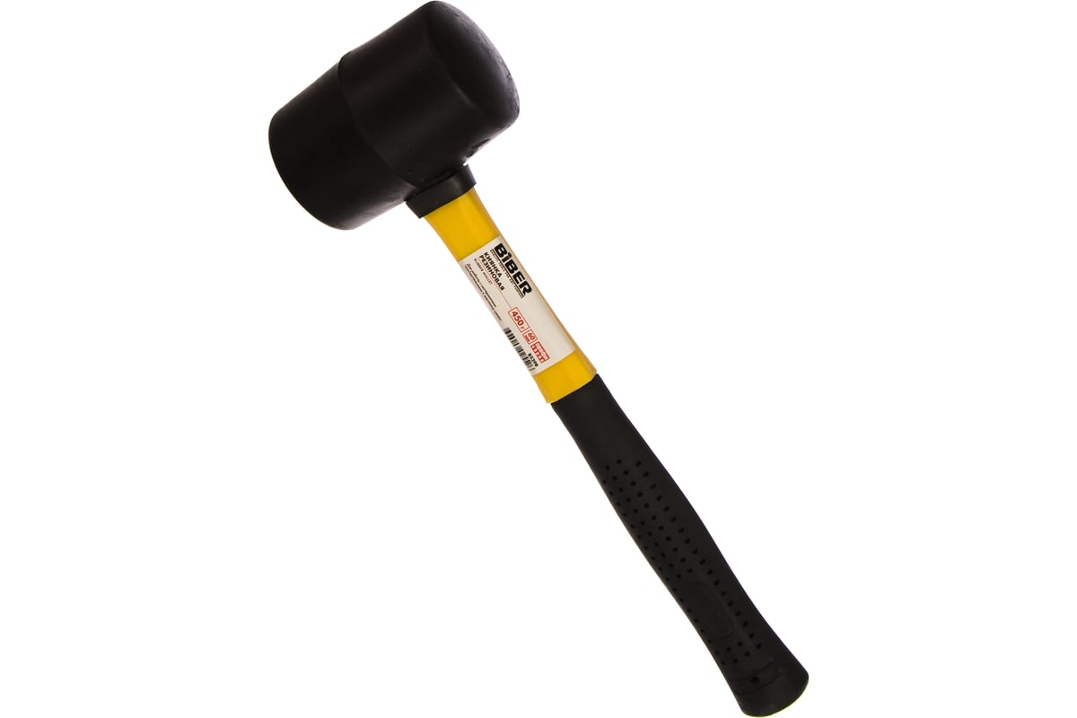 КИЯНКА резиновая 450 г фиберглассовая ручка 60 мм Профи BIBER